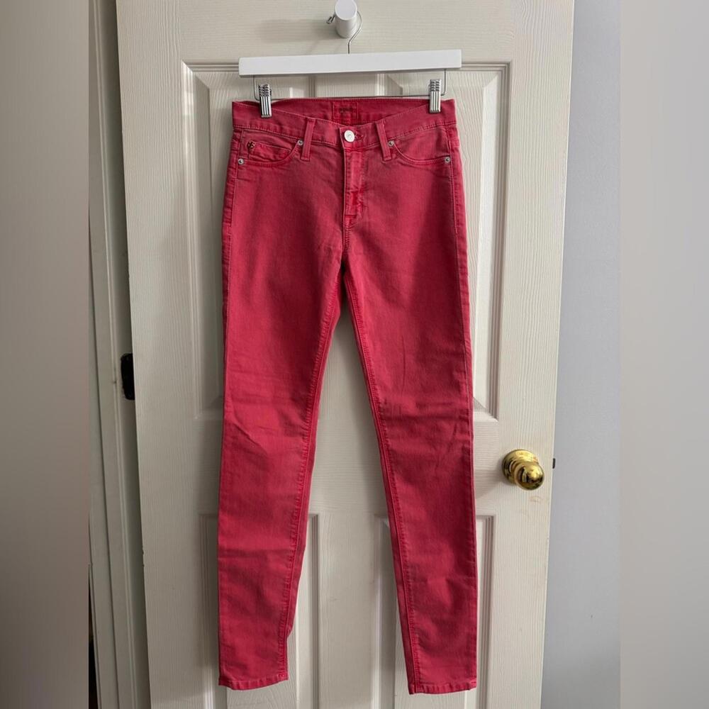 1149 Hudson Red Skinny Jeans Vibrant Style 26 (28x31)